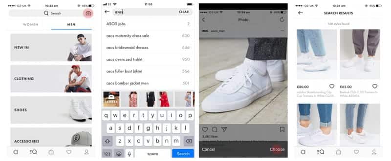 A photo of Asos, Top 10 Mobile App UI of March 2018